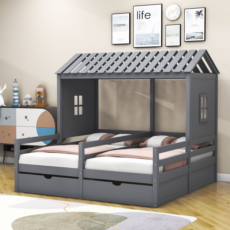 Harper Orchard Arnoldine Kids Twin Bed with Drawers Wayfair